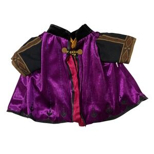 BABW Build a Bear ANNA Cloak Purple Disney Frozen Princess Plush Bear Outfit